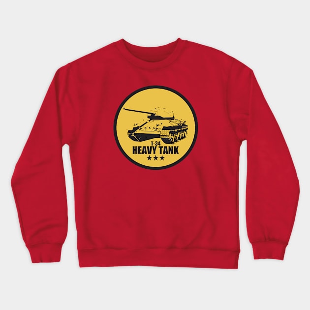 T-34 Tank Crewneck Sweatshirt by Firemission45